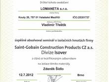 certifikát ISOVER